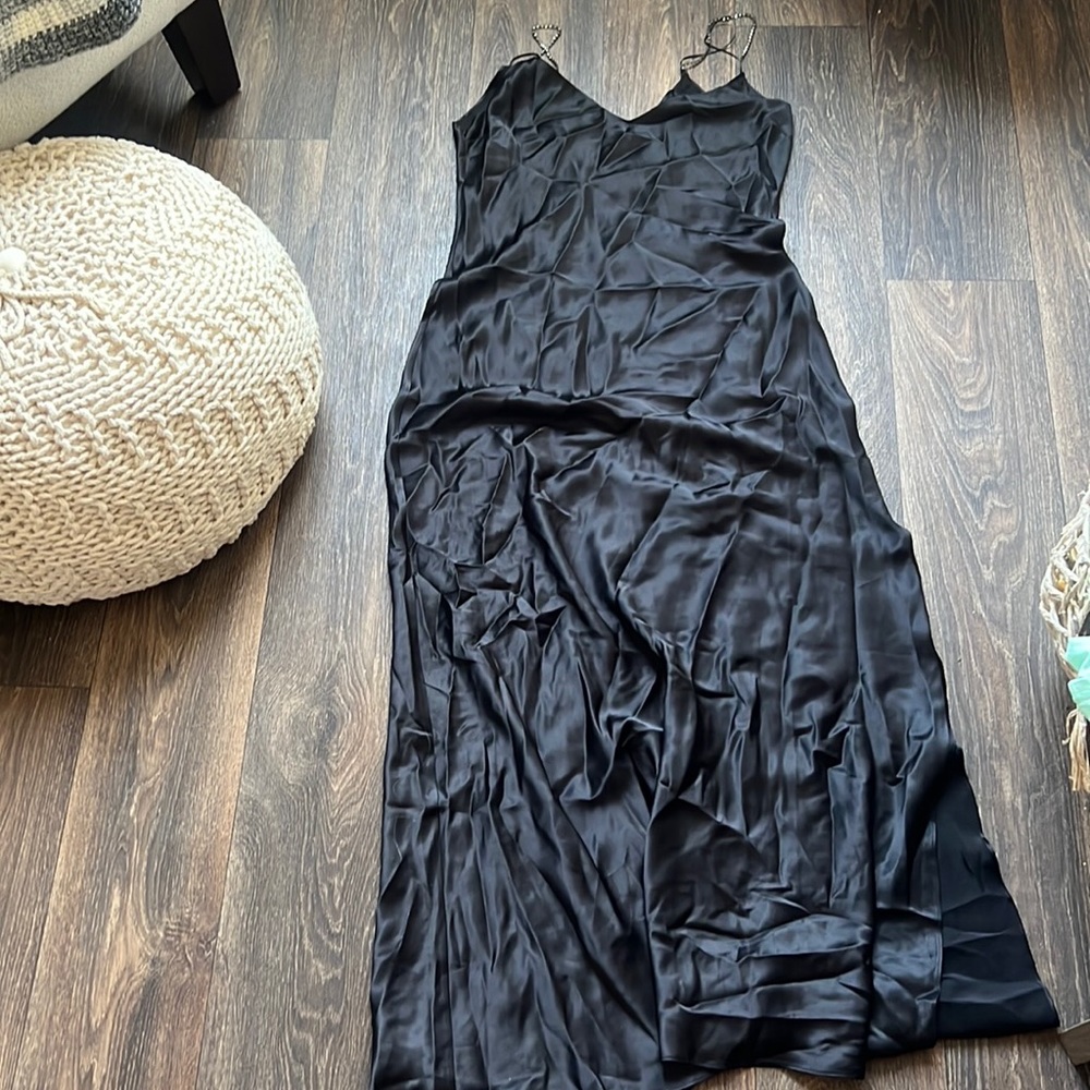 Dannijo Black Slip Dress